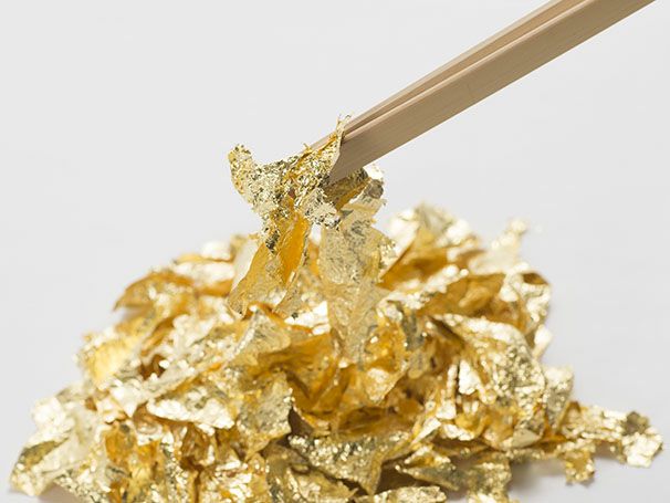 金箔切廻四号色1g、金上色消粉四号色1g