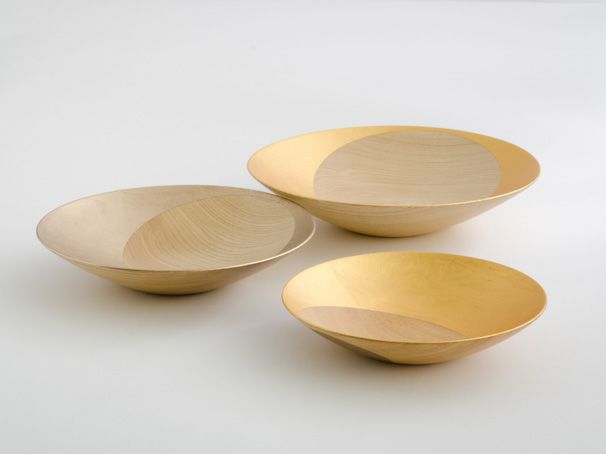 木製ボウルS（永＆久） | 箔座オンラインショップ