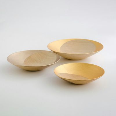 木製ボウルL（永＆久） | 箔座オンラインショップ