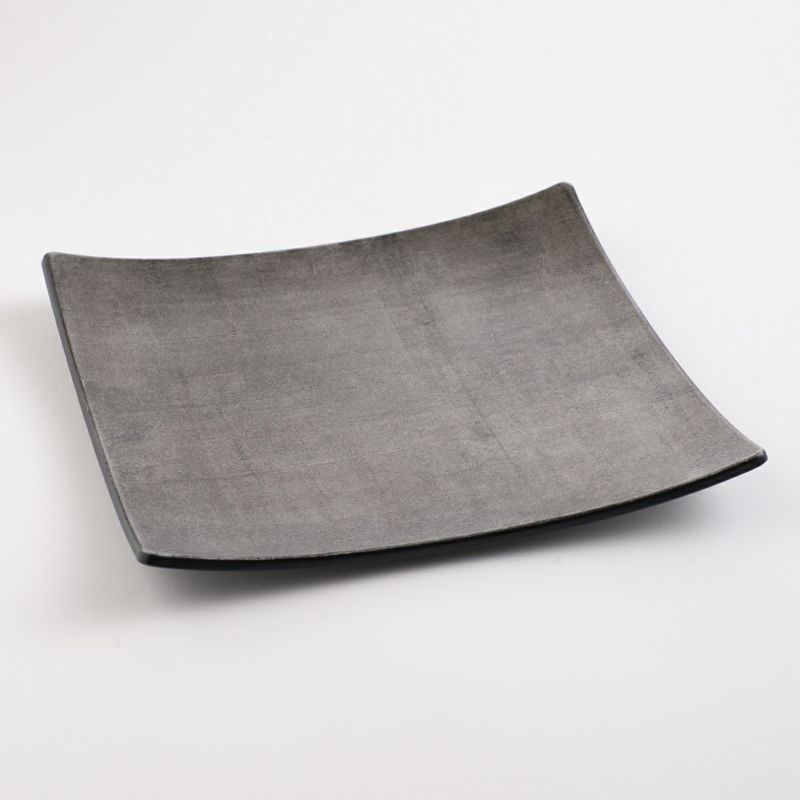 銀　大プレート 雲間の月影 プレート大（銀白色） | 箔座オンラインショップ